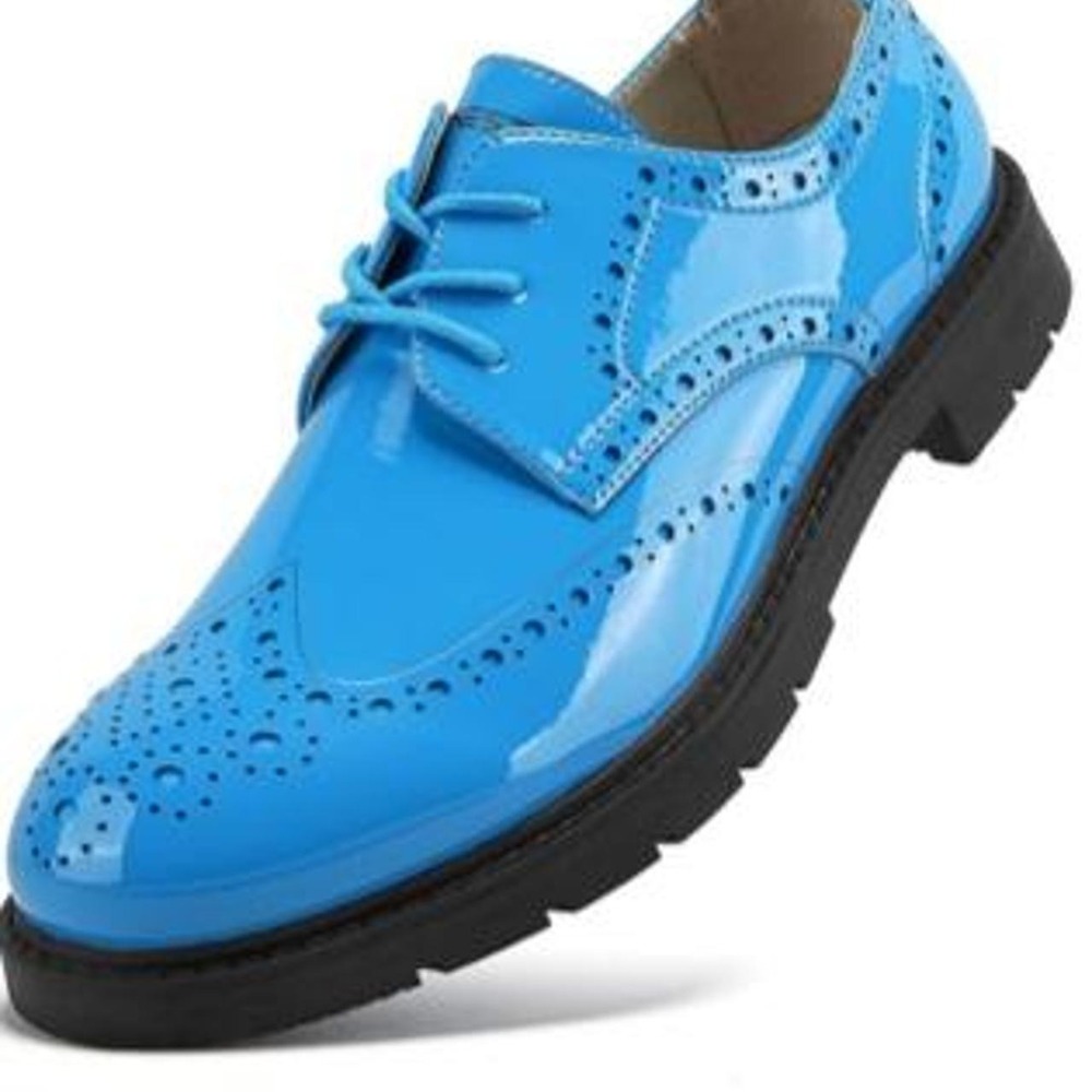 Thestron Men's Golf Shoes 9 Spiked Golf Footwear Casual Non-Slip Sports Shoes